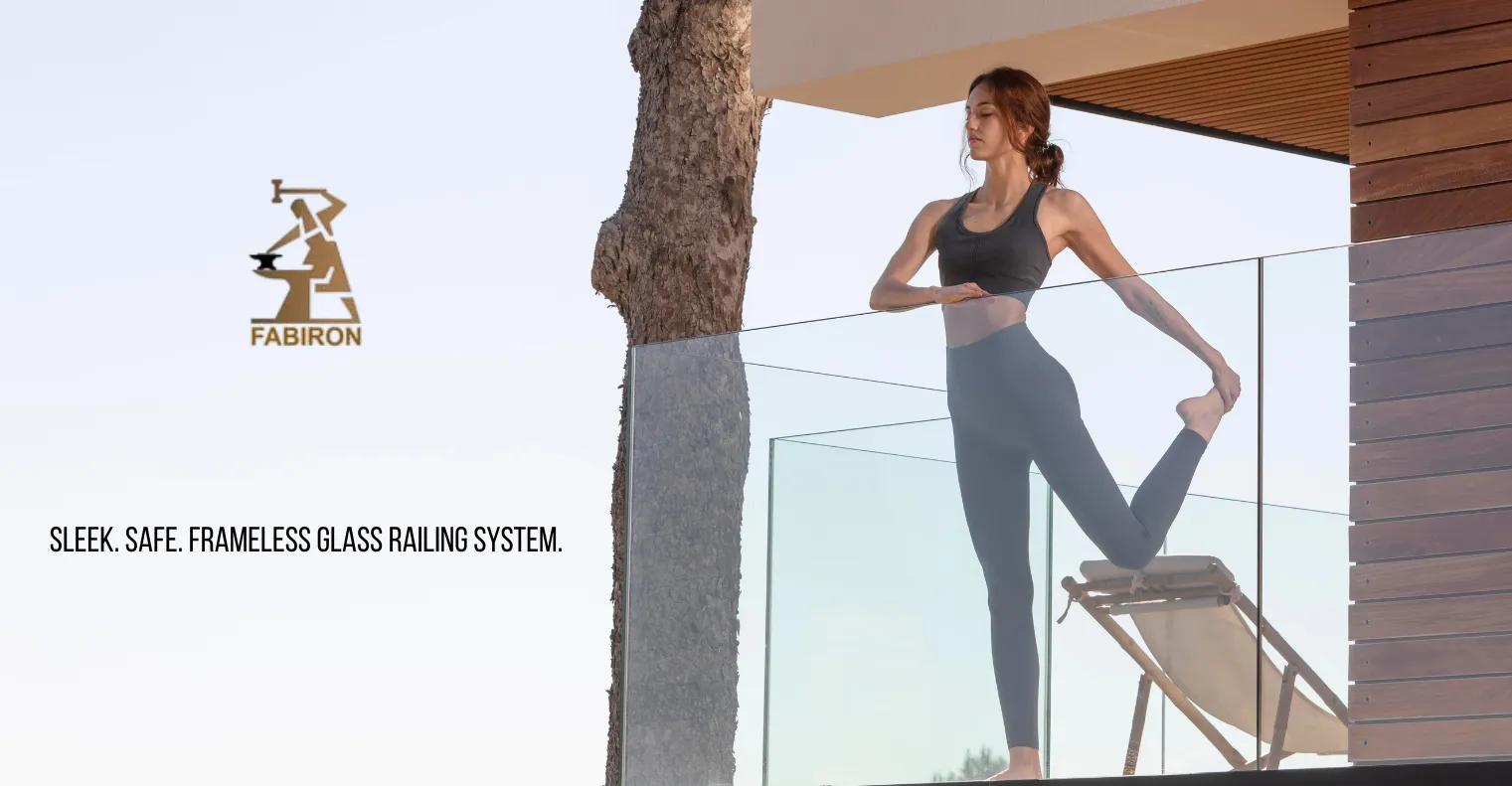 frameless glass railing system